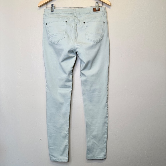 Iris Jeans | Sage Pastel Green Low-Mid Rise Pants Summer Skinny Jeans - Picture 3 of 12